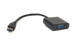 Кабель-перехідник PowerPlant USB 3.0 M - VGA F CA910380