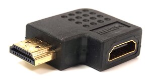 Перехідник PowerPlant HDMI AF - HDMI AM, правий кут KD00AS1302