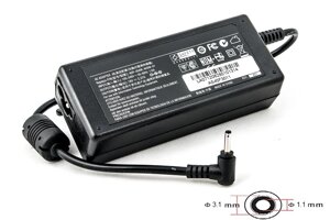 Блок живлення для ноутбуків PowerPlant ASUS 220V, 19V 45W 2.37A (3.0*1.1) AS45F3011