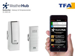 Температурна станція для смартфонів WeatherHub SmartHome System Set1 TFA 31400102