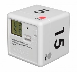 Таймер TFA CUBE-TIMER білий 38203202