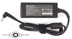 Блок живлення для ноутбуків PowerPlant ASUS 220V, 19V 40W 2.1A (2.5*0.7) AS40F2507