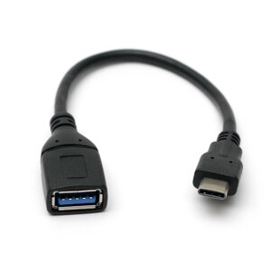 Кабель PowerPlant USB 3.0 Type-C – USB 0.15м KD00AS1257