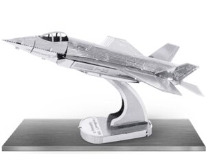 Металевий 3D конструктор "Літак F35 Lightning II" Metal Earth MMS065