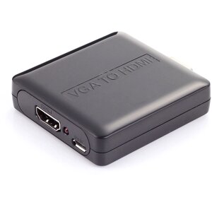 Конвертер PowerPlant HDMI - VGA + R/L (HDCVGA02-M) CA911493