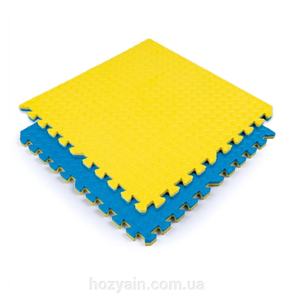 Підлогове двостороннє покриття YELLOW та BLUE 60*60cm*2cm (D) SW-00001845 від компанії hozyain. com. ua - фото 1