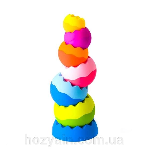 Пірамідка-балансир Fat Brain Toys Tobbles Neo (F070ML) від компанії hozyain. com. ua - фото 1