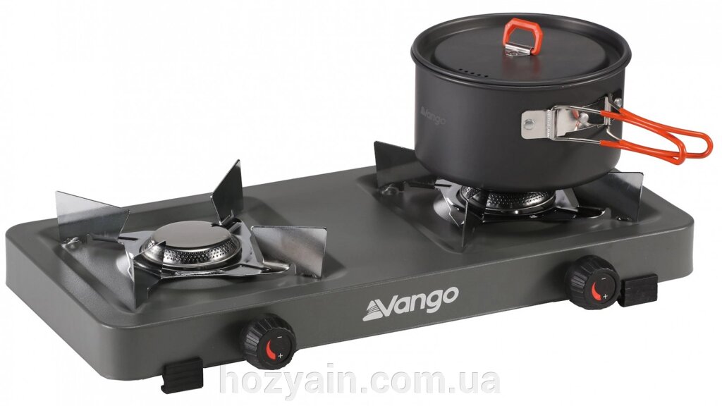 Портативна газова плитка Vango Blaze Double Grey (ACPBLAZE G10A81) від компанії hozyain. com. ua - фото 1