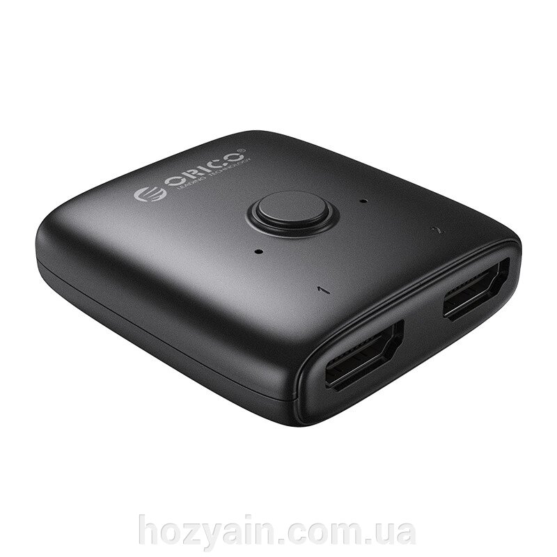 Розгалужувач ORICO HDMI 2.0 1x2, 4K, двосторонній (HS2-A1-BK-EP) CA913510 від компанії hozyain. com. ua - фото 1