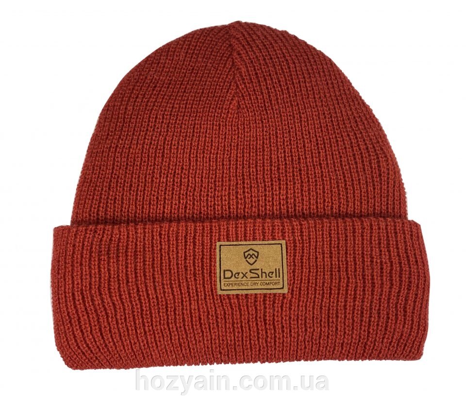 Шапка водонепроникна Dexshell Watch Beanie, червона від компанії hozyain. com. ua - фото 1