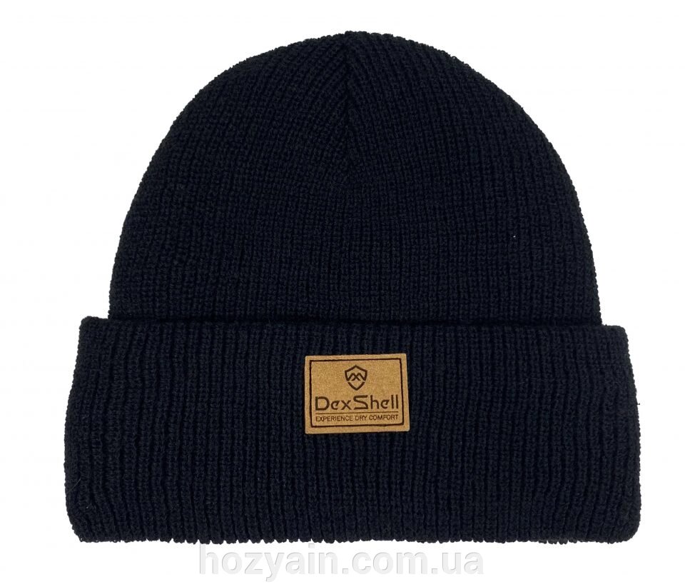 Шапка водонепроникна Dexshell Watch Beanie, чорна від компанії hozyain. com. ua - фото 1