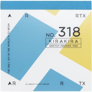 Скетчбук Arrtx для маркерів 18x18 см, 56 аркушів LC302666