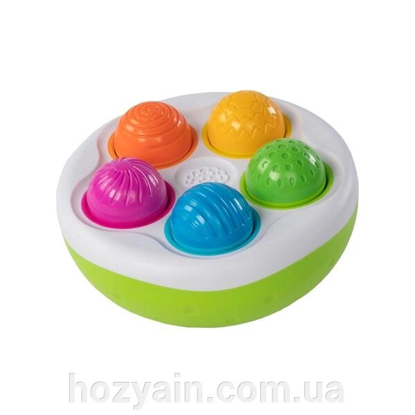 Сортер-балансир Fat Brain Toys Spinny Pins Неваляшки (F248ML) від компанії hozyain. com. ua - фото 1