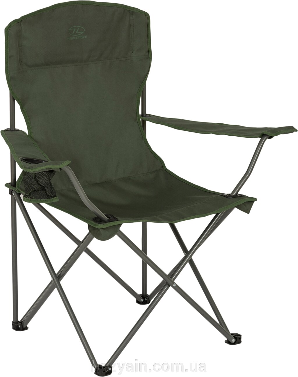 Стілець розкладний Highlander Edinburgh Camping Chair Olive (FUR002-OG) від компанії hozyain. com. ua - фото 1