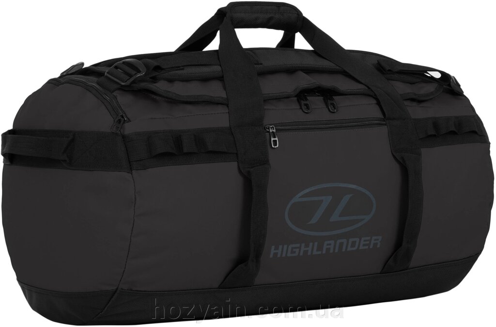 Сумка дорожня водозахисна Highlander Storm 65L Black (DB123-BK) від компанії hozyain. com. ua - фото 1