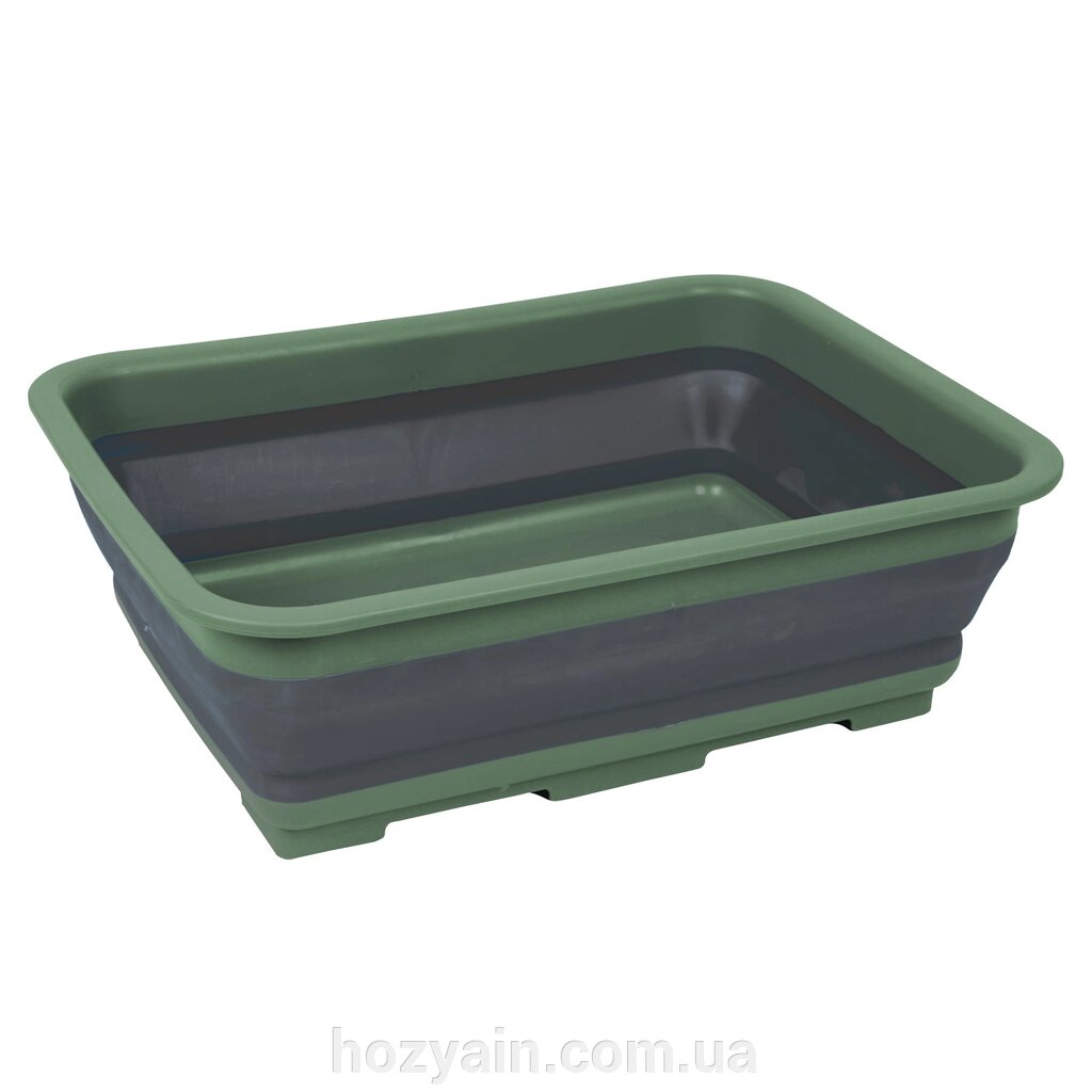 Таз складний Bo-Camp Washing Bowl Collapsible 7L Grey/Green (6303690) від компанії hozyain. com. ua - фото 1