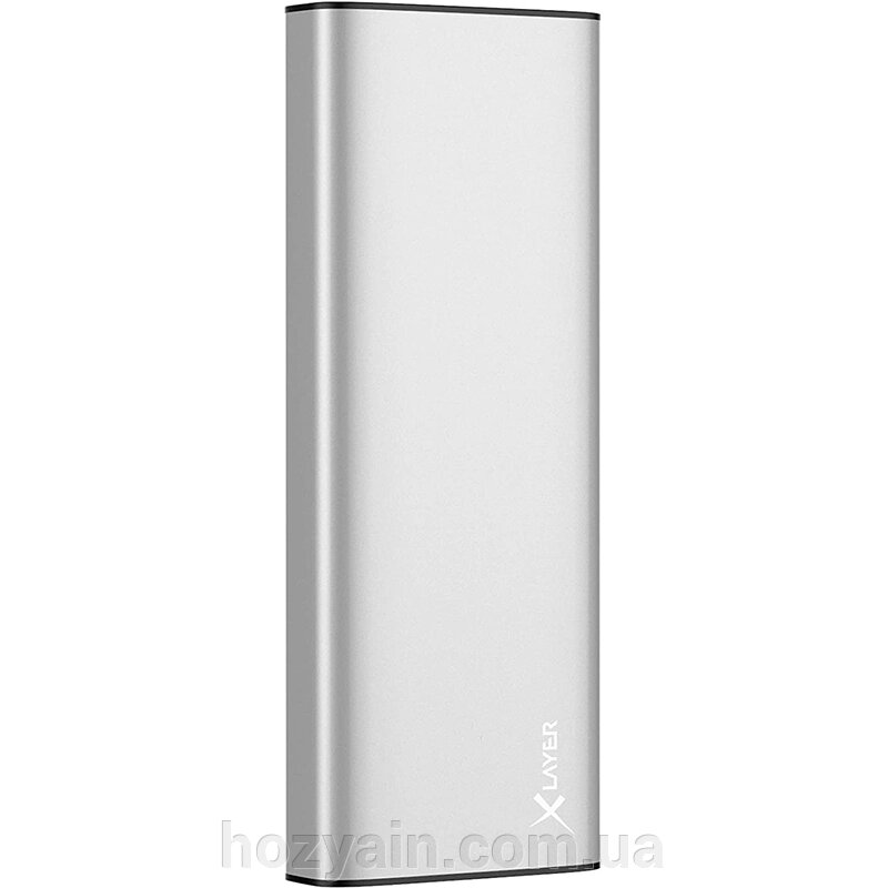 Універсальна мобільна батарея XLayer Plus Macbook 20100mAh, PD 45W, USB-C, 2xUSB-A, Silver (213266) PB930517 від компанії hozyain. com. ua - фото 1