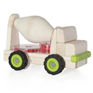 Велика машинка Guidecraft Block Science Trucks Бетоновоз дерев'янь 38 см (G7530)