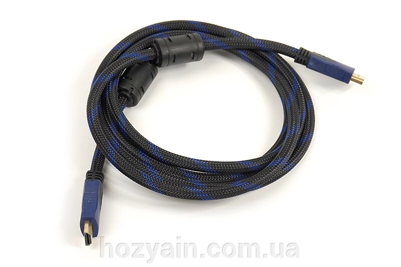 Відео кабель PowerPlant HDMI (M) - HDMI (M), 1.4V, 30AWG, 4K х 2K, 2 м CA910243 від компанії hozyain. com. ua - фото 1