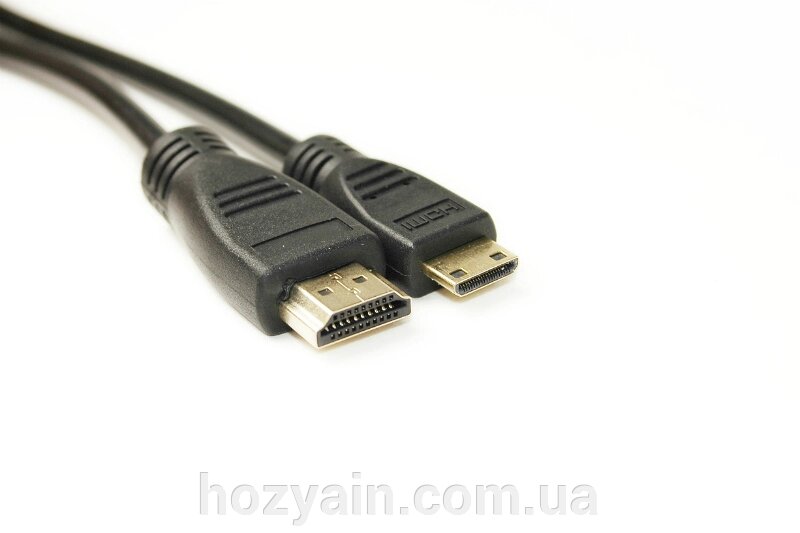 Відео кабель PowerPlant HDMI - mini HDMI, 2м, позолочені конектори, 1.4V KD00AS1273 від компанії hozyain. com. ua - фото 1