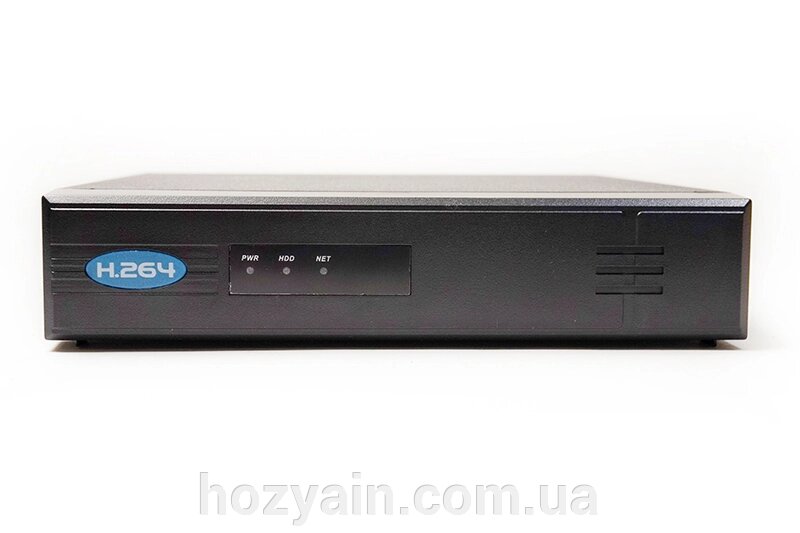 Відеореєстратор IP 4 канали IP Eco NVR4104-4PECO NVR41044PECO від компанії hozyain. com. ua - фото 1