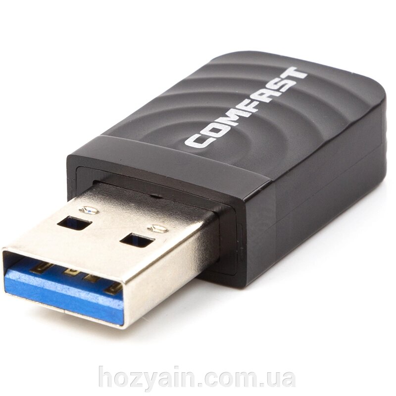 WiFi-USB адаптер COMFAST, 1300 Мбіт/с, 2,4 ГГц, 5ГГц CF-812AC від компанії hozyain. com. ua - фото 1