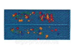 Аплікатор Ляпко Шанс 4,9 Ag, розмір 105х230 (остеохондроз, шийний, грудний відділ, поперек, знімає біль) Блакитний