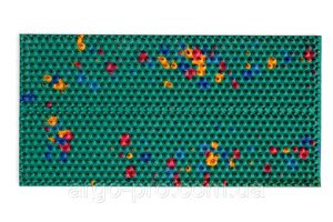 Аплікатор Ляпко Шанс 5,8 Ag, розмір 118х235 (остеохондроз, шийний, грудний відділ, поперек, знімає біль) зелений