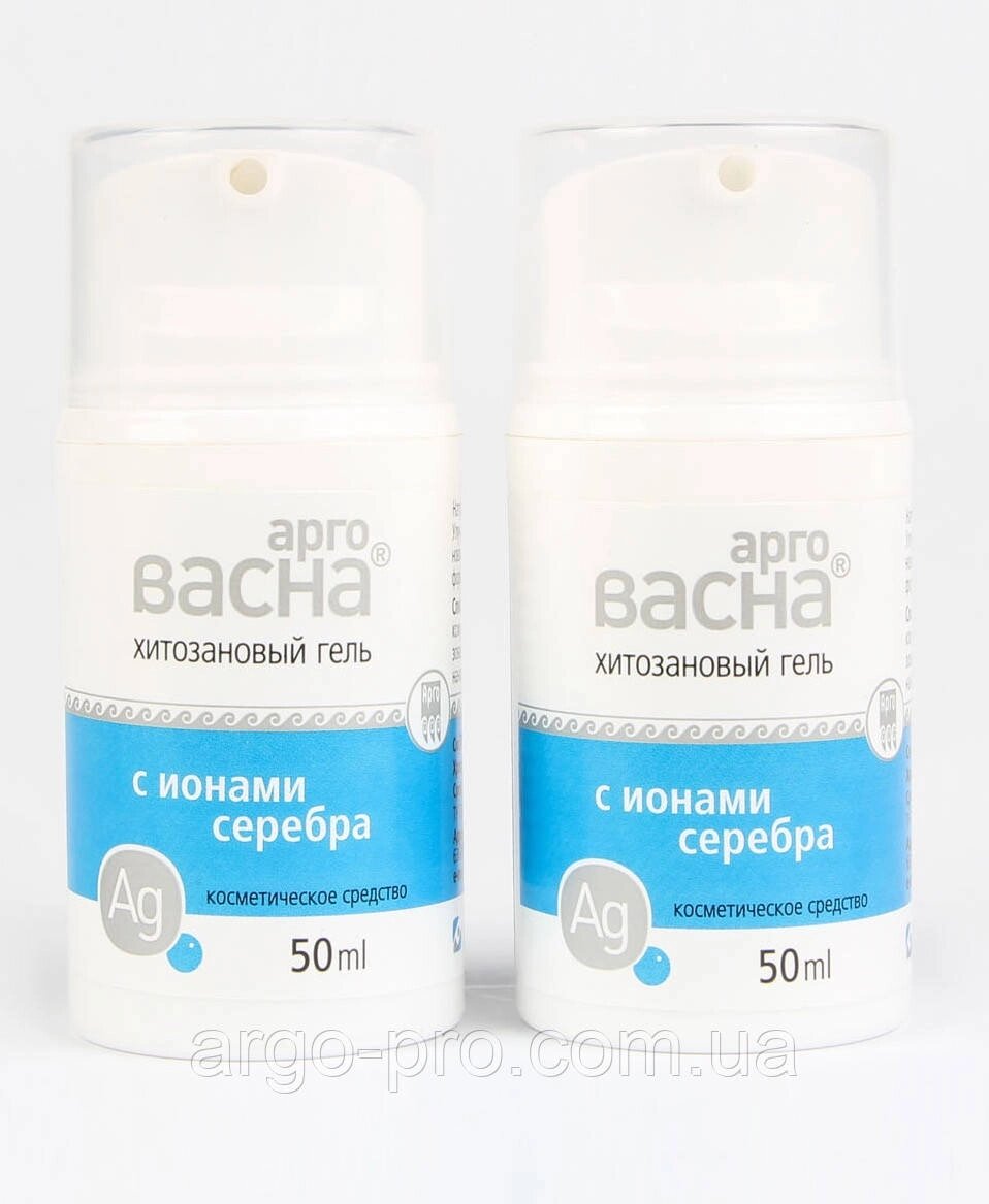 Аргована хітозановий гель Арго 50 мл (для загоєння, рани, опіки, шрами, алергія, дерматит, герпес, прищі) від компанії Компанія "АРГО УКРАЇНА" у Вінниці, Полімедел, Ляпко, AD MEDICINE - фото 1