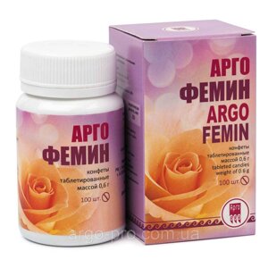 Аргофемин Арго для жінок вагініт, кольпіт, ендометріоз, пухлини, міома, кіста, хворобливі місячні, алергія
