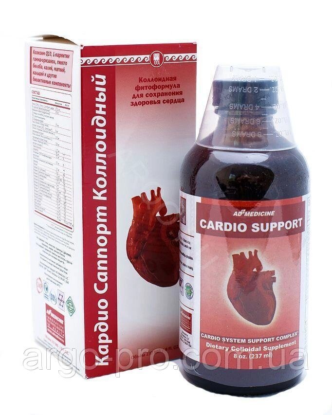 Кардіо Саппорт Колоїдна фітоформула США (для серця, судин, атеросклероз, ішемія, тиск, гіпертонія) - характеристики
