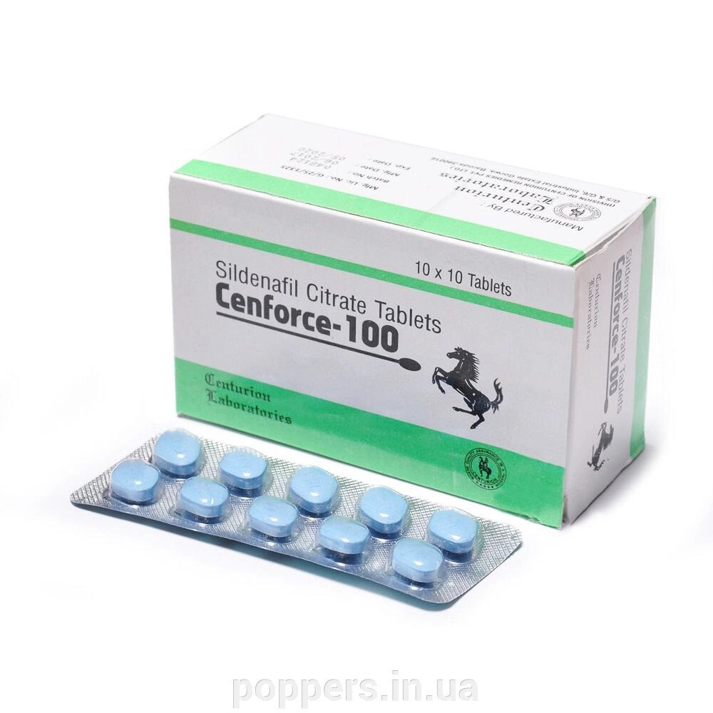 Cenforce-100 (Силденафіл) блістер від компанії Попперс: інтернет-секс шоп - фото 1