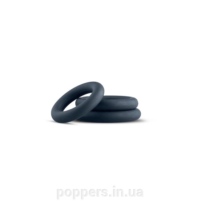 Кільця ерекційні Boners 3шт. силікон круглі від компанії Попперс: інтернет-сексшоп - фото 1