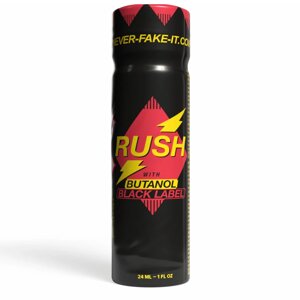 Попперс / Poppers Rush Butanol Black Label Tall 24ml PWD в Києві від компанії Попперс: интернет-секс шоп