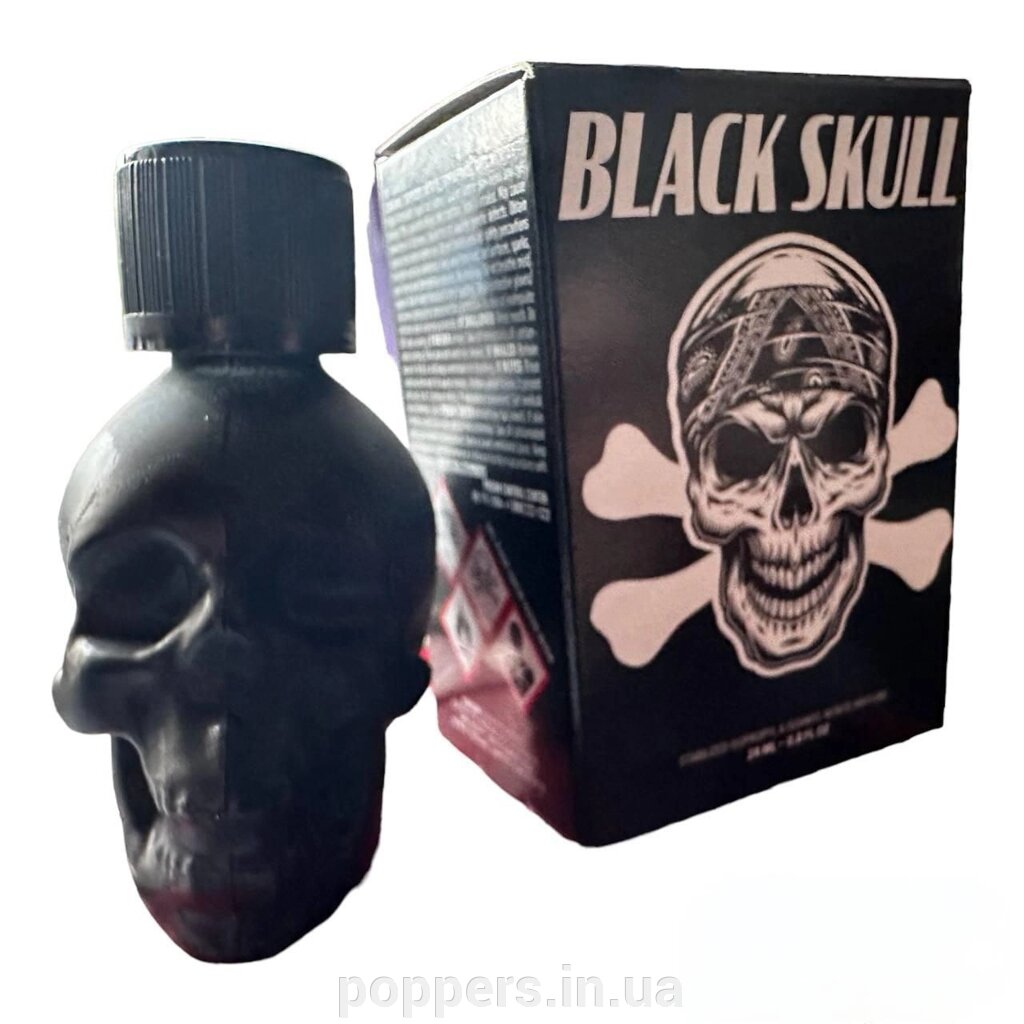 Попперс / Poppers Black Skull 24ml London від компанії Попперс: інтернет-секс шоп - фото 1