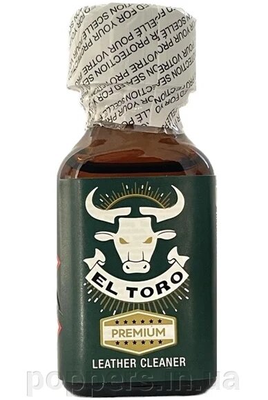 Попперс / Poppers El Toro Premium 25ml France від компанії Попперс: інтернет-секс шоп - фото 1