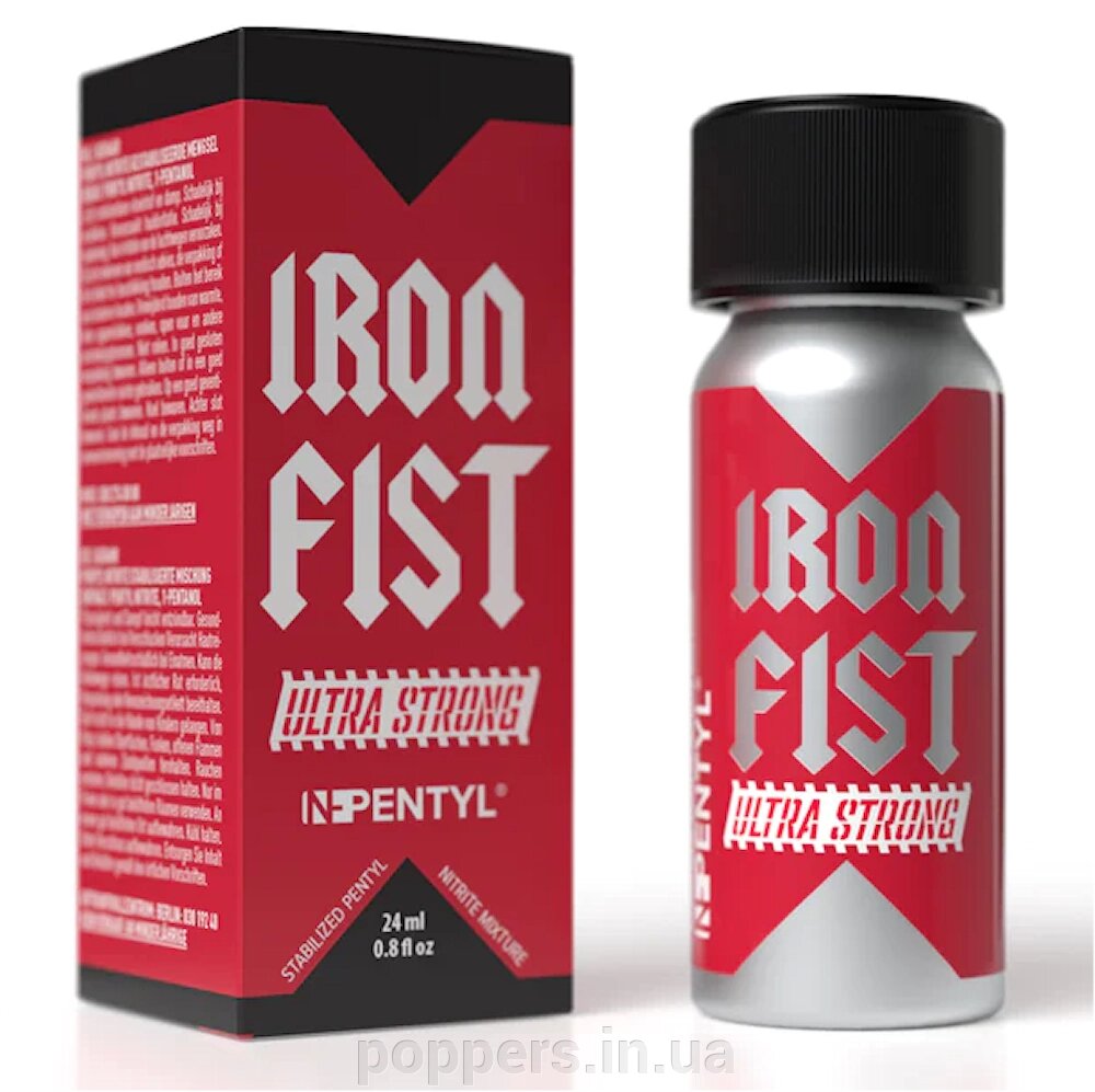 Poppers / попперс Iron Fist Ultra Strong 24ml Luxembourg від компанії Попперс: інтернет-секс шоп - фото 1