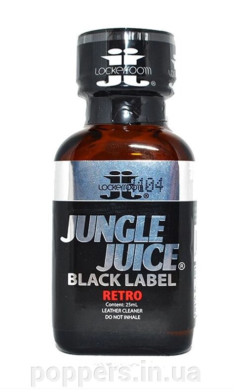 Poppers / попперс Jungle Juice Black Label Retro 25ml (JJ) Канада від компанії Попперс: інтернет-секс шоп - фото 1