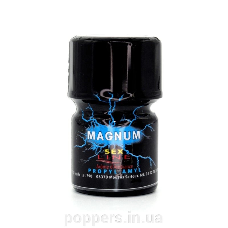Poppers / попперс magnum blue propyl amyl 15 ml France від компанії Попперс: інтернет-секс шоп - фото 1