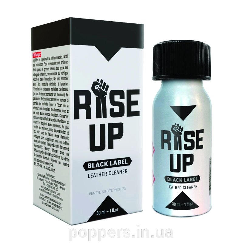 Попперс / Poppers Rise Up Black Label 30ml France від компанії Попперс: інтернет-секс шоп - фото 1