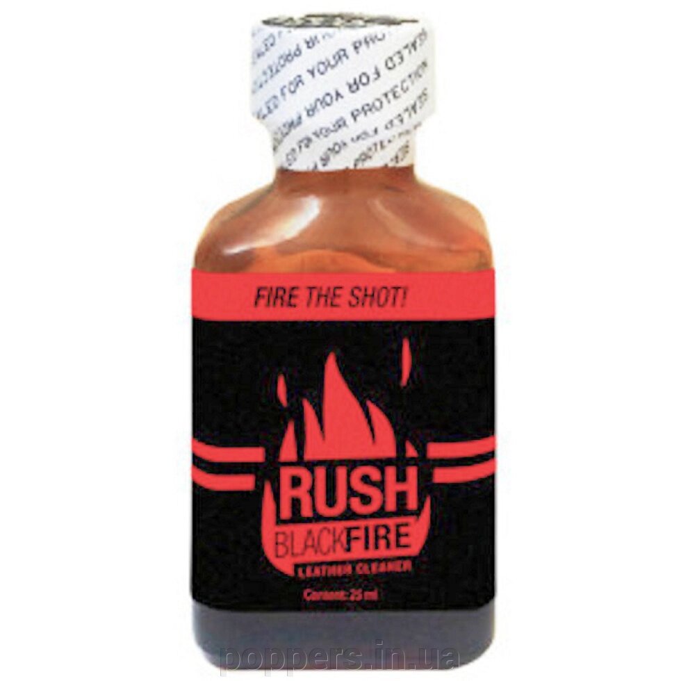 Попперс / poppers RUSH  Black Fire 24ml США від компанії Попперс: інтернет-сексшоп - фото 1