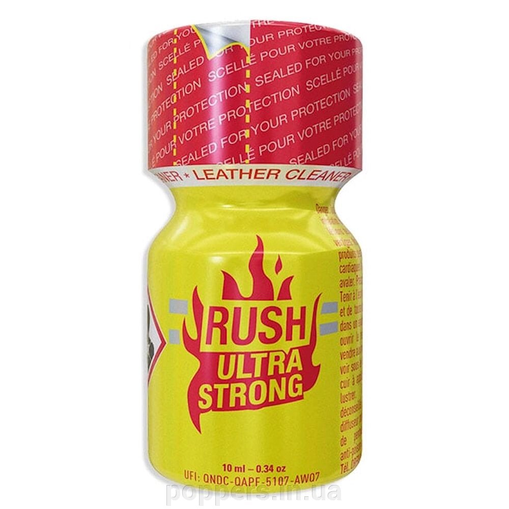 Poppers / попперс RUSH Ultra Strong 10ml France від компанії Попперс: інтернет-секс шоп - фото 1