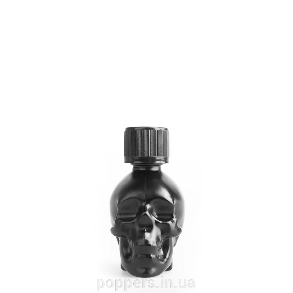 Poppers / попперс Skull Black 24ml Holland від компанії Попперс: інтернет-секс шоп - фото 1