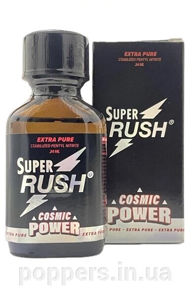 Poppers / попперс Super Rush Black Label Cosmic Power 24ml EU від компанії Попперс: інтернет-секс шоп - фото 1