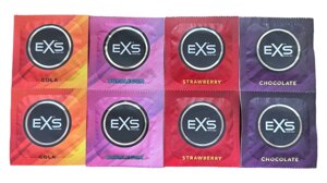 Презервативи зі змішаними смаками EXS - 8 шт.