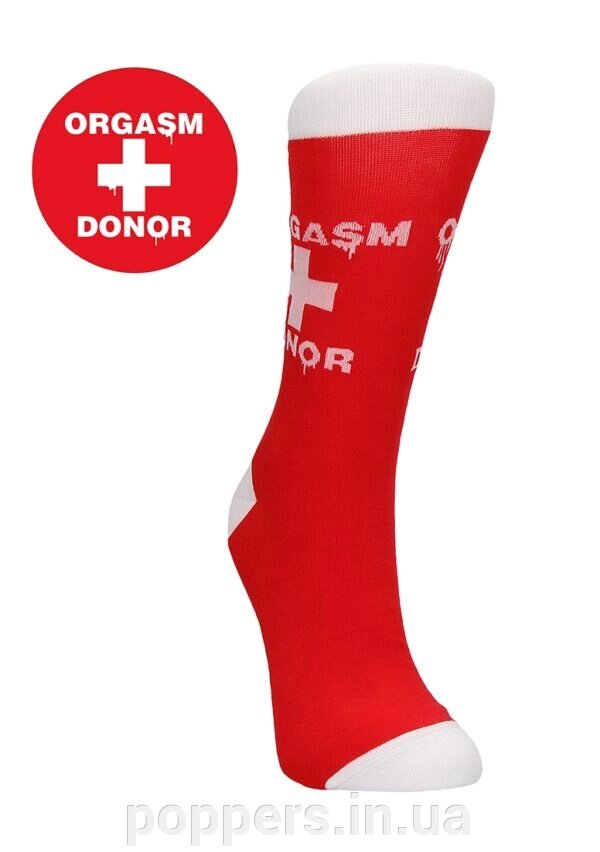 Sexy Socks / шкарпетки Orgasm Donor – 42-46 Holland від компанії Попперс: інтернет-секс шоп - фото 1