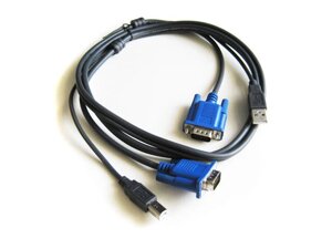 Кабель для KVM свічу VGA + USB