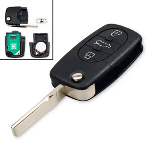 Ключ запалювання, чіп ID48 4D0837231A, 3 кнопки, HU66, для Audi A3 A4 A6 A8 RS4
