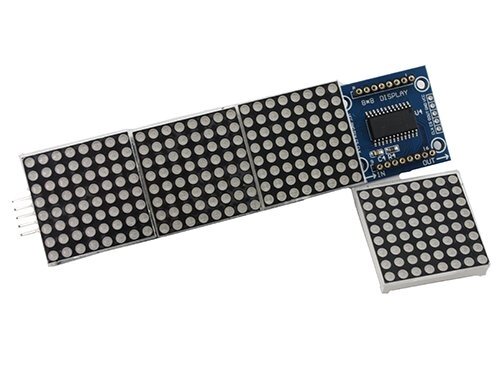 Світлодіодна матриця з 4 матричних дисплеїв на MAX7219 MAX7221 Arduino - гарантія