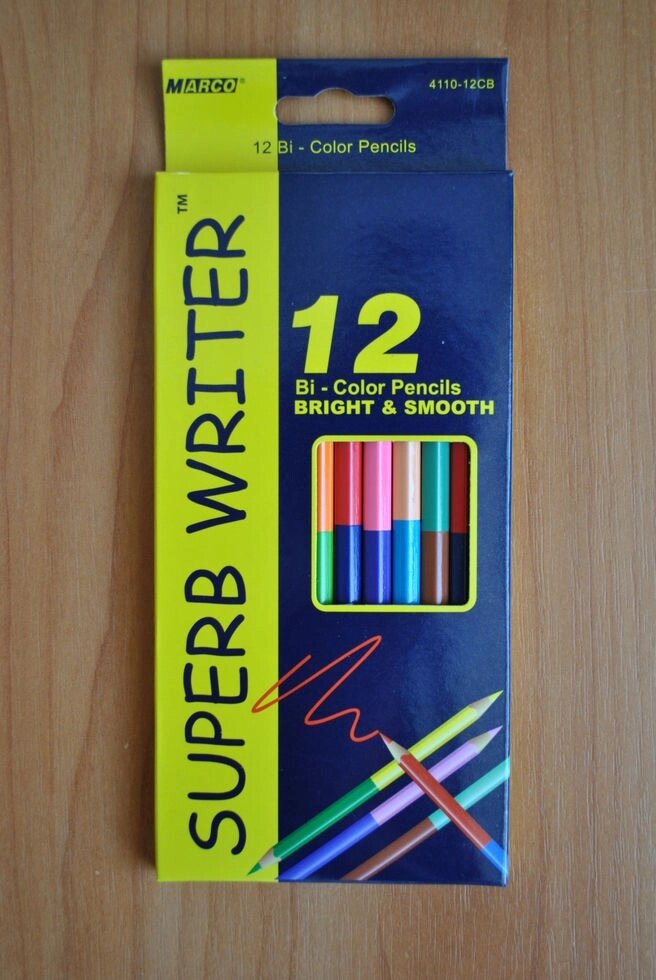 Олівці кольорові Superb Writer 24 кольору від компанії ПП "Макоша-ПАК" - фото 1